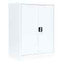 Aktenschrank Metall 100x80 wei&szlig; abschlie&szlig;bar