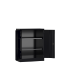 Aktenschrank Metall 100x80 schwarz abschlie&szlig;bar
