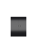 Aktenschrank Metall 100x80 schwarz abschlie&szlig;bar