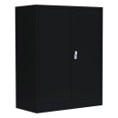 Aktenschrank Metall 100x80 schwarz abschlie&szlig;bar