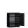 Aktenschrank Metall 100x80 schwarz abschließbar