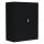 Aktenschrank Metall 100x80 schwarz abschließbar