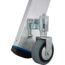 STABILO® fahrbare Stufenstehleiter, Alu