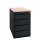Büro Standcontainer Bürocontainer abschließbar mit 4 Schubladen 75x46x79cm