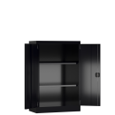 Aktenschrank Metall 120x80 schwarz abschlie&szlig;bar
