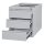 Stahl-Unterbaucontainer mit 3 Schubladen 53,5x46x79cm für Stahl-Schreibtisch-Gestell, 310120/310160 Lichtgrau 310330