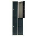 Spind Garderobenschrank Fächerschrank Schließfachschrank...