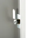 L&uuml;llmann&reg; Metallspind mit 6 F&auml;chern - grau