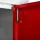 Lüllmann® Putzmittelspind mit 2 Abteilen - grau/rot