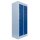 Gebraucht: Haupttürenschrank 16 Fächer 180x74x50cm grau/blau