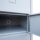 Gebraucht: Haupttürenschrank 16 Fächer 180x74x50cm grau/blau