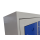 Gebraucht: Haupttürenschrank 16 Fächer 180x74x50cm grau/blau
