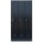 SONDER - Lüllmann® Garderobenschrank, 3 Abteile, Schuhboden, 1800 x 885 x 500 mm, schwarzgrau