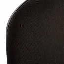 Polsterstuhl, 470/820 x 545 x 425 mm, tiefschwarz/schwarz