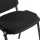 Polsterstuhl, 470/820 x 545 x 425 mm, tiefschwarz/schwarz