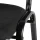 Polsterstuhl, 470/820 x 545 x 425 mm, tiefschwarz/schwarz