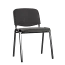 Polsterstuhl, 470/820 x 545 x 425 mm, tiefschwarz/grau