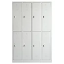 Lüllmann® Metallspind mit 8 Fächern - grau