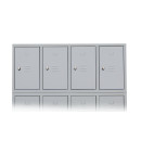 Metall Aufsatzschrank mit 4 Fächern inkl. Drehriegelverschluss - H 500 x B 1170 x T 500 mm - abschließbar