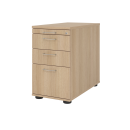 Standcontainer aus Holz - 4 Schubladen - 720-760 x 428 x...
