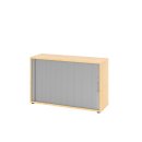 Rollladenschrank aus Holz - 2 Ordnerhöhen -...