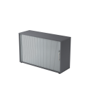 Rollladenschrank aus Holz - 2 Ordnerhöhen -...