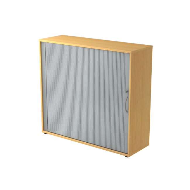Rollladenschrank aus Holz - 3 Ordnerhöhen -...