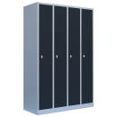 Lüllmann® Metallspind mit 4 Abteilen -...