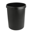 Runder Papierkorb mit umlaufendem Griffrand, 18 Liter...