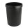 Runder Papierkorb mit umlaufendem Griffrand, 30 Liter Volumen, H 405 x Ø 350 mm, Polypropylen in schwarz.