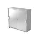 Schiebetürenschrank aus Holz - 3 Ordnerhöhen -...