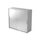 Schiebetürenschrank aus Holz - 3 Ordnerhöhen -...