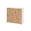 Schiebetürenschrank aus Holz - 3 Ordnerhöhen -...
