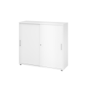 Schiebetürenschrank aus Holz - 3 Ordnerhöhen -...