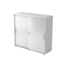 Schiebetürenschrank aus Holz - 3 Ordnerhöhen -...