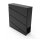 Briefkasten Edelstahl Design Postkasten Zeitungsfach Rolle Wandbriefkasten schwarz 400042