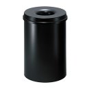 HELIT PAPIERKORB SAFE RUND Stahl mit...