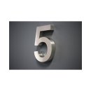 Hausnummer Premium Edelstahl in 3D Design Arial...