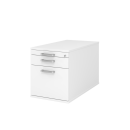 Rollcontainer aus Holz - 3 Schubladen - unsichtbare...