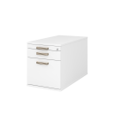 Rollcontainer aus Holz - 3 Schubladen - unsichtbare...