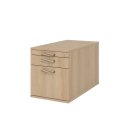 Rollcontainer aus Holz - 3 Schubladen - unsichtbare...