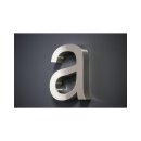 Hausnummer Premium Edelstahl in 3D Design Arial...