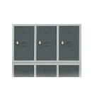 Aufsatzspind 90 cm breit, anthrazit | Lüllmann®