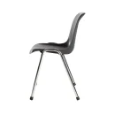 Formschalenstuhl Premium - chrom/schwarz