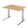 Schreibtisch New York 720 x 800 x 800 mm C-Fuß Design