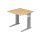 Schreibtisch Canberra 680-860 x 800 x 800 mm C-Fuß Design höhenverstellbar