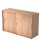 Holz Schiebetürenschrank Sideboard 2 OH 1 Fachboden 748 x 1200 x 400 mm