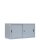 Schiebetürenschrank Schwebetürenschrank Aktenschrank Sideboard aus Stahl 75x160x45cm