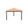 Verkettungsplatte- Tisch für Büroschreibtisch - 750 x 1130 x 800/800 mm