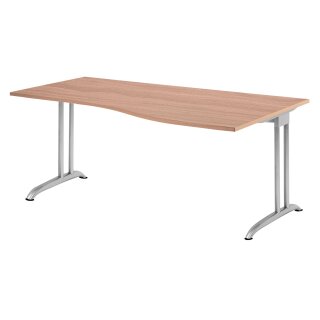 Tischplatte: Nussbaum-Dekor